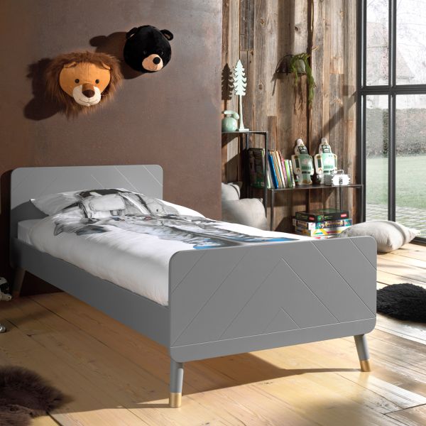 Vipack Billy Bed Satin White 90 x 200 cm