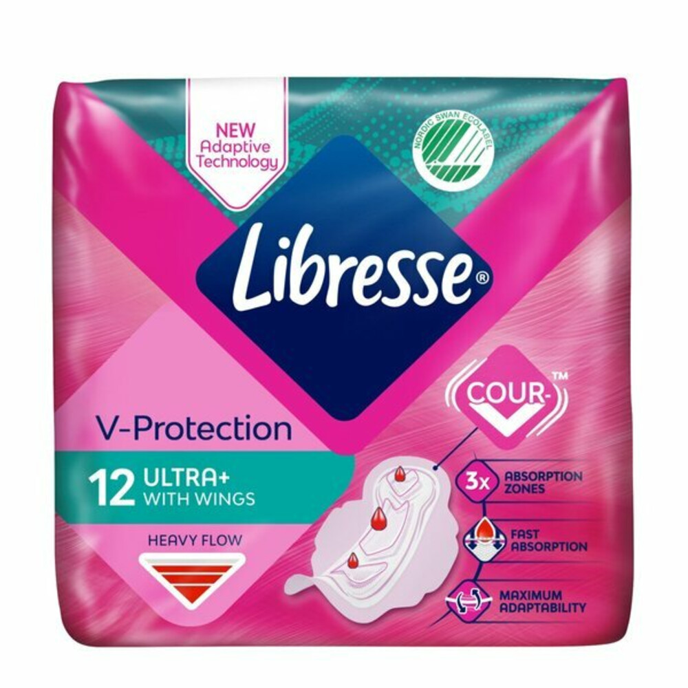 Libresse Maandverband Ultra Thin Long Wings12 stuks
