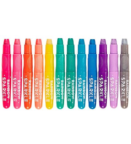 Ooly Kreidefarben - Wasserfarbe - Rainbow Glitzer - 12 st.