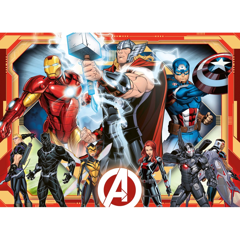 Ravensburger Marvel Avengers Assemble 4 x 100-teiliges Puzzle-Set