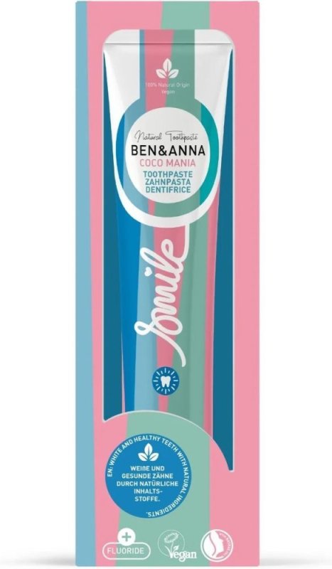 Ben & Anna Tandpasta Coco Mania Fluoride 98g