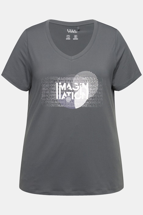 Funktionsshirt, Classic, V-Ausschnitt, Halbarm, recycelt