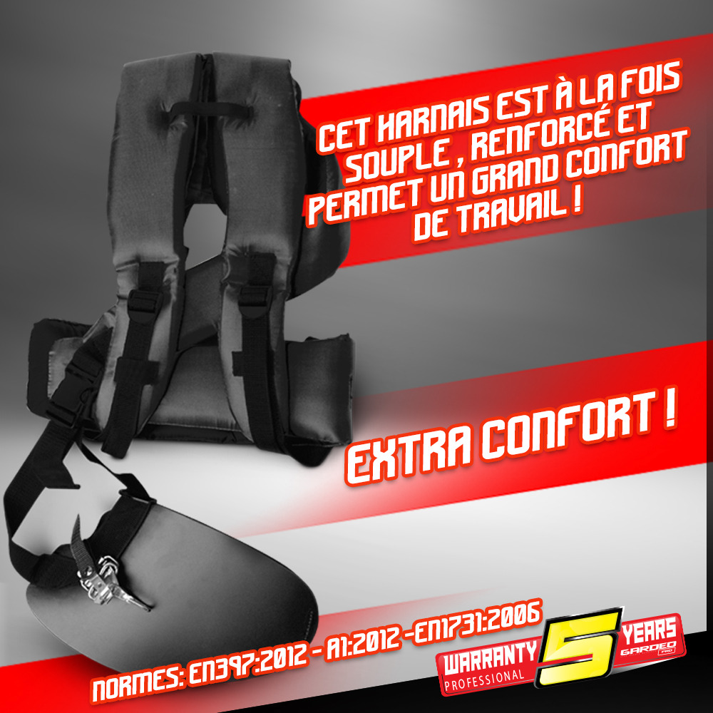 Kit protection visage + harnais universel - gardeo
