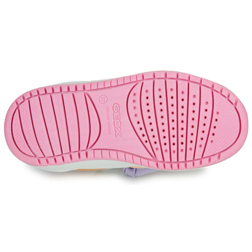 Geox - J WASHIBA GIRL - Blanc / Orange / Violet