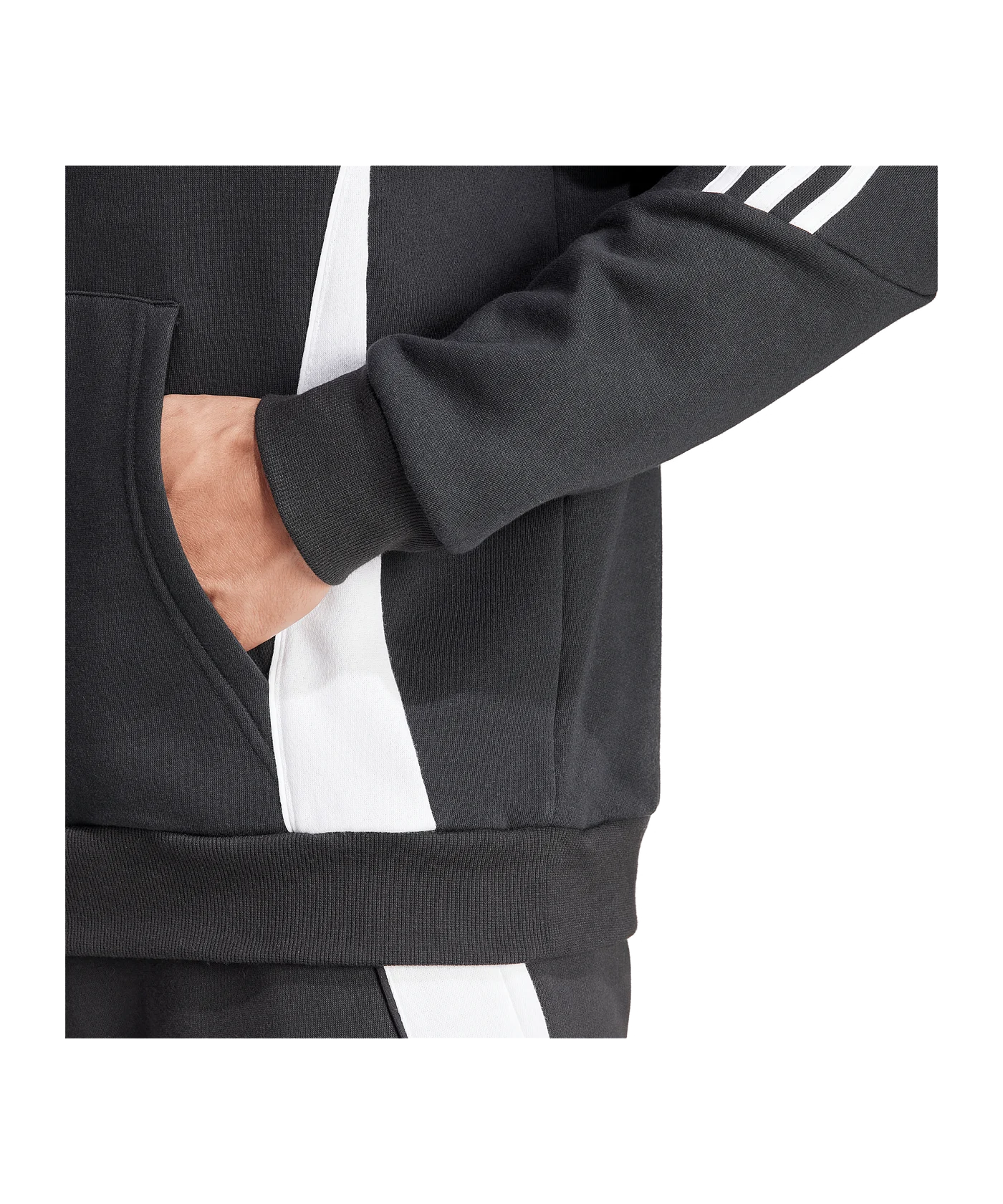 adidas Tiro 24 Hoody Schwarz Weiss