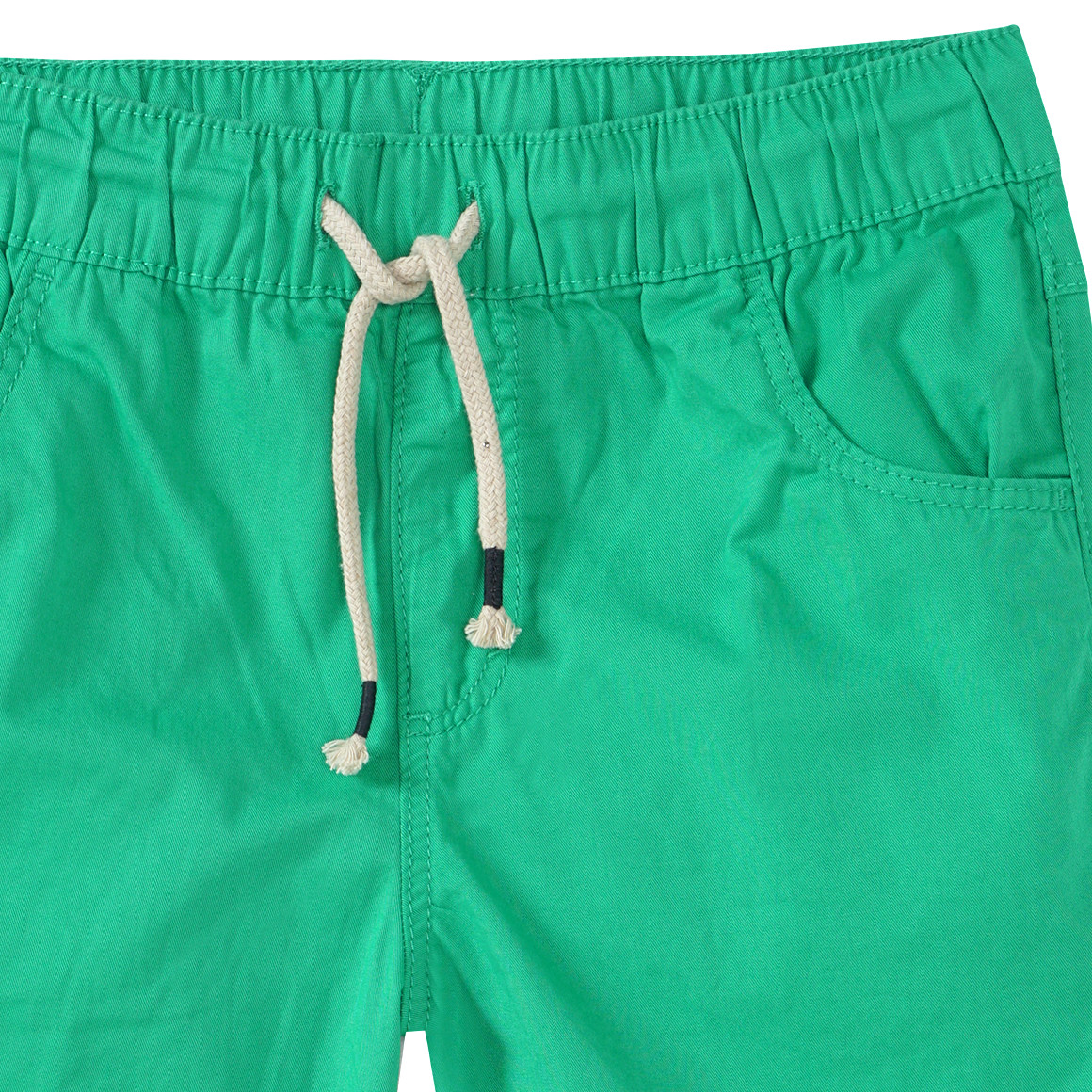Famy Jungen Shorts mit Tunnelzug grün