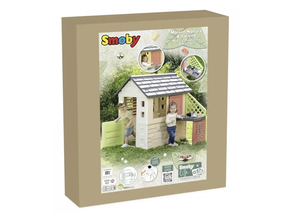 Smoby Nature House  17 tilbehør