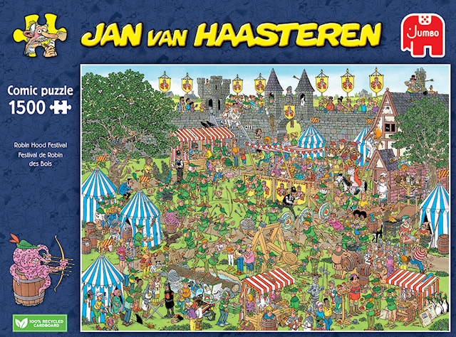 Jan van Haasteren Robin Hood Festival Puslespill 1500 brikker