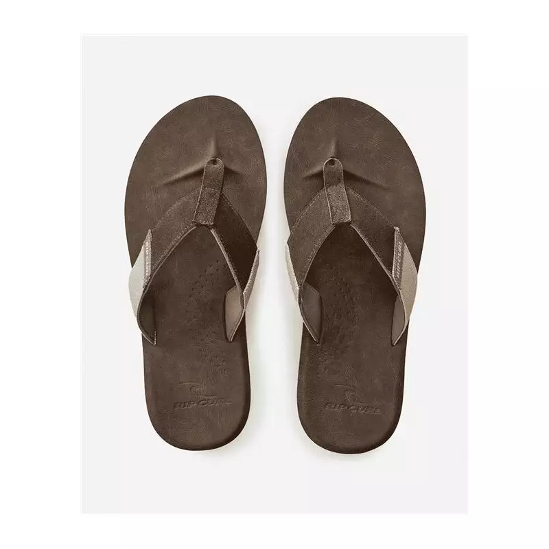 Tongs RIPCURL Oxford Open Toe Brown