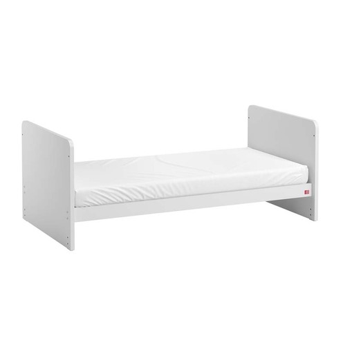 Chambre DUO Lit 70x140 Commode LEAF Blanc/Bois - VOX