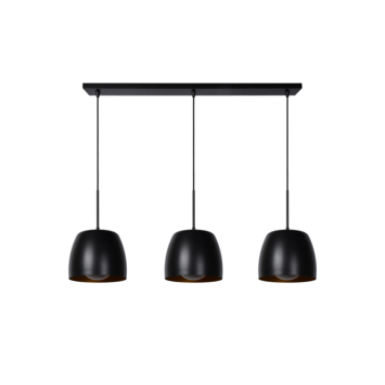 Lucide hanglamp Nolan zwart Ø24 cm