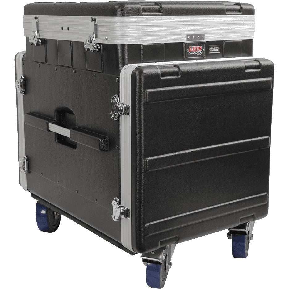 Gator Cases GRC-12X10-PU polyetheen 12U-10U combi flightcase voor mixers