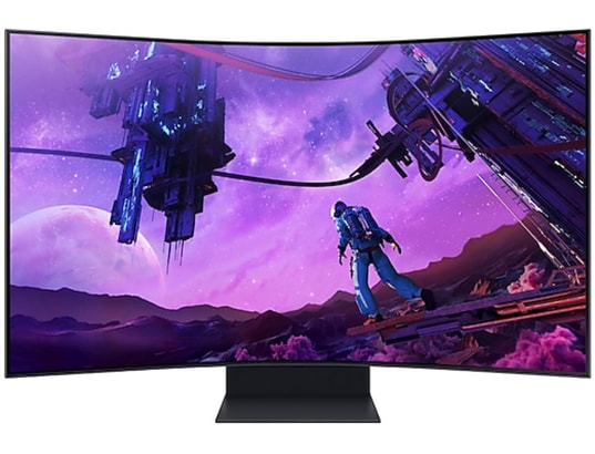 SAMSUNG - Ecran PC Gamer 55 pouces incurvé Odyssey Ark S55BG970NU