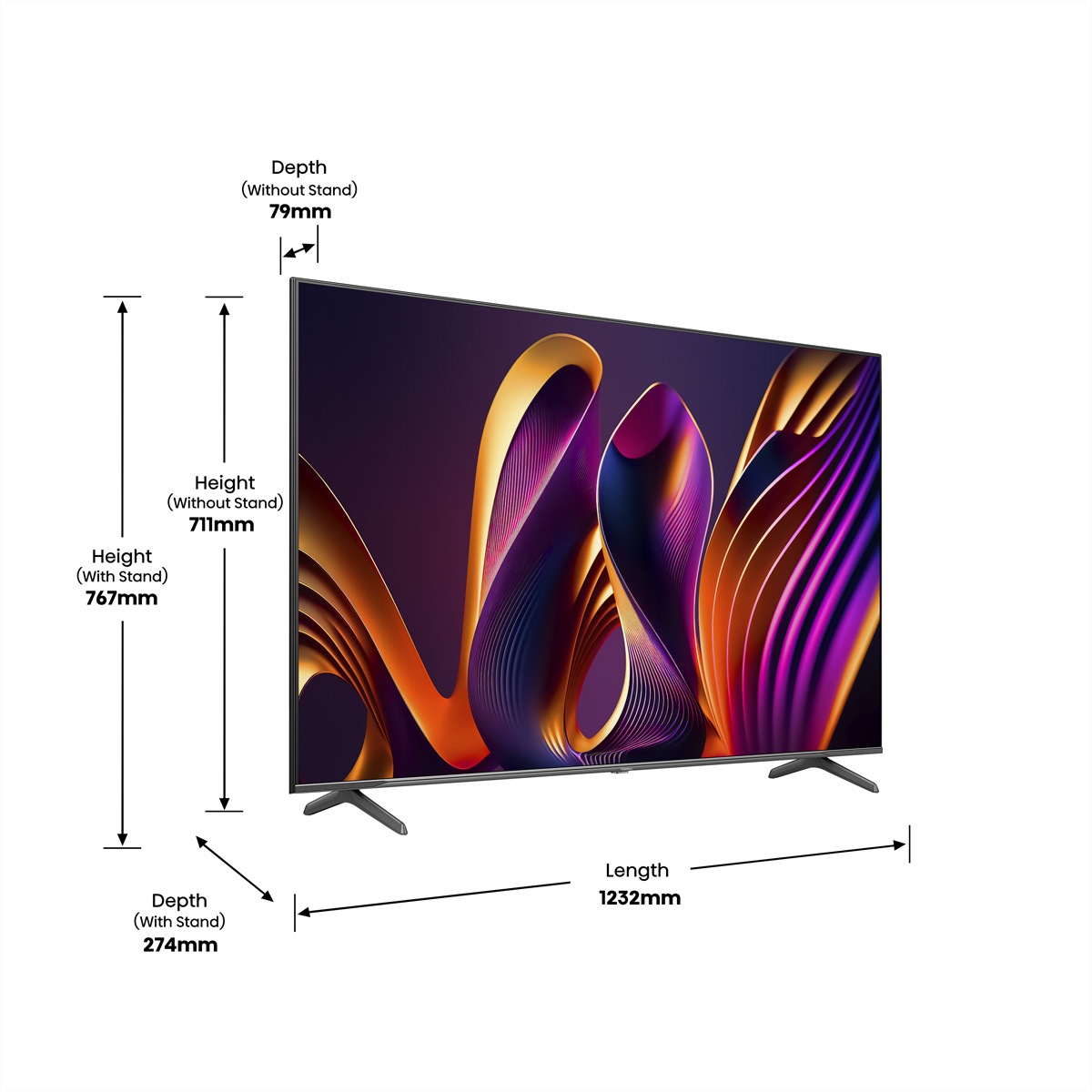 Hisense QLED-Fernseher »55E77NQ PRO« 139 cm/55 ″ UHD