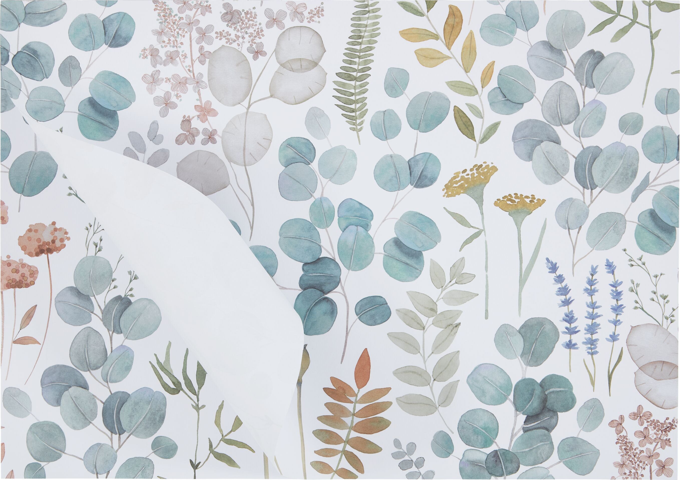 ALYSSA Papiertischset - Multi blau / B: 42.0 cm x T: 30.0 cm x H: 0.1 cm