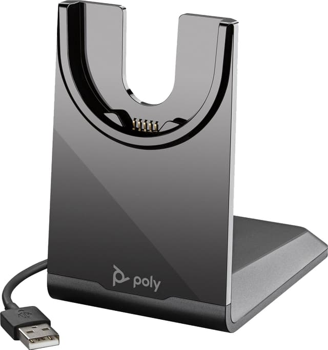 Poly V7200M Voyager Focus 2 Teams med opladningsstander stereo headset