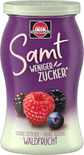 Schwartau Samt Weniger Zucker Waldfrucht