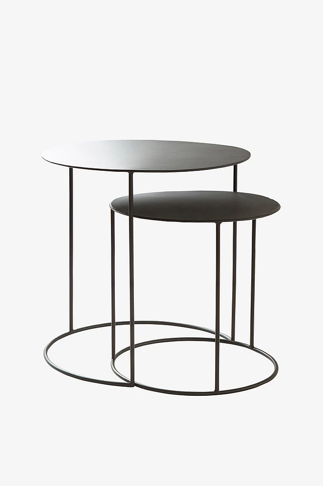 GRENOBLE sidebord 2-pk Ø 40 cm, Ø 50 cm