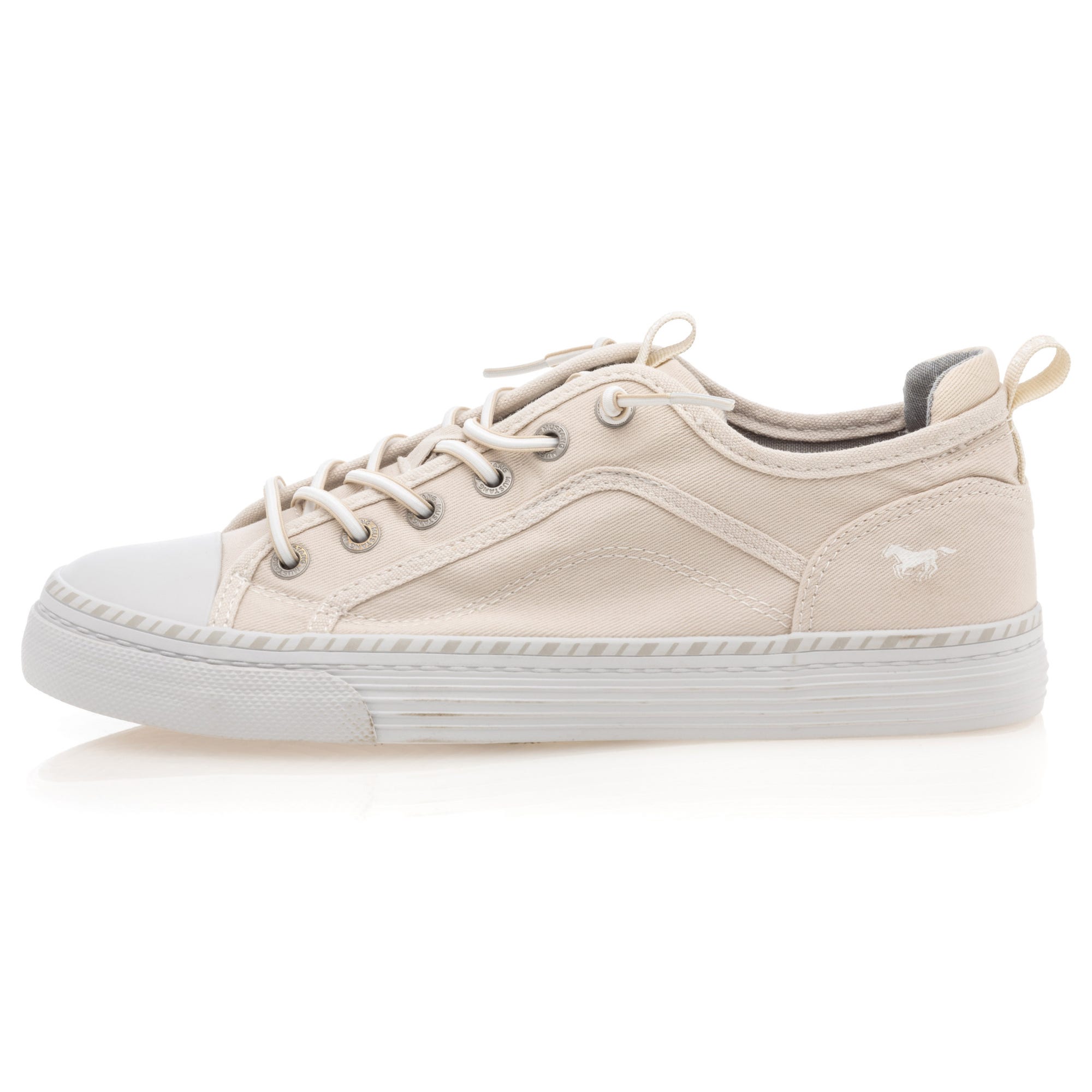 Baskets en toile Femme beige