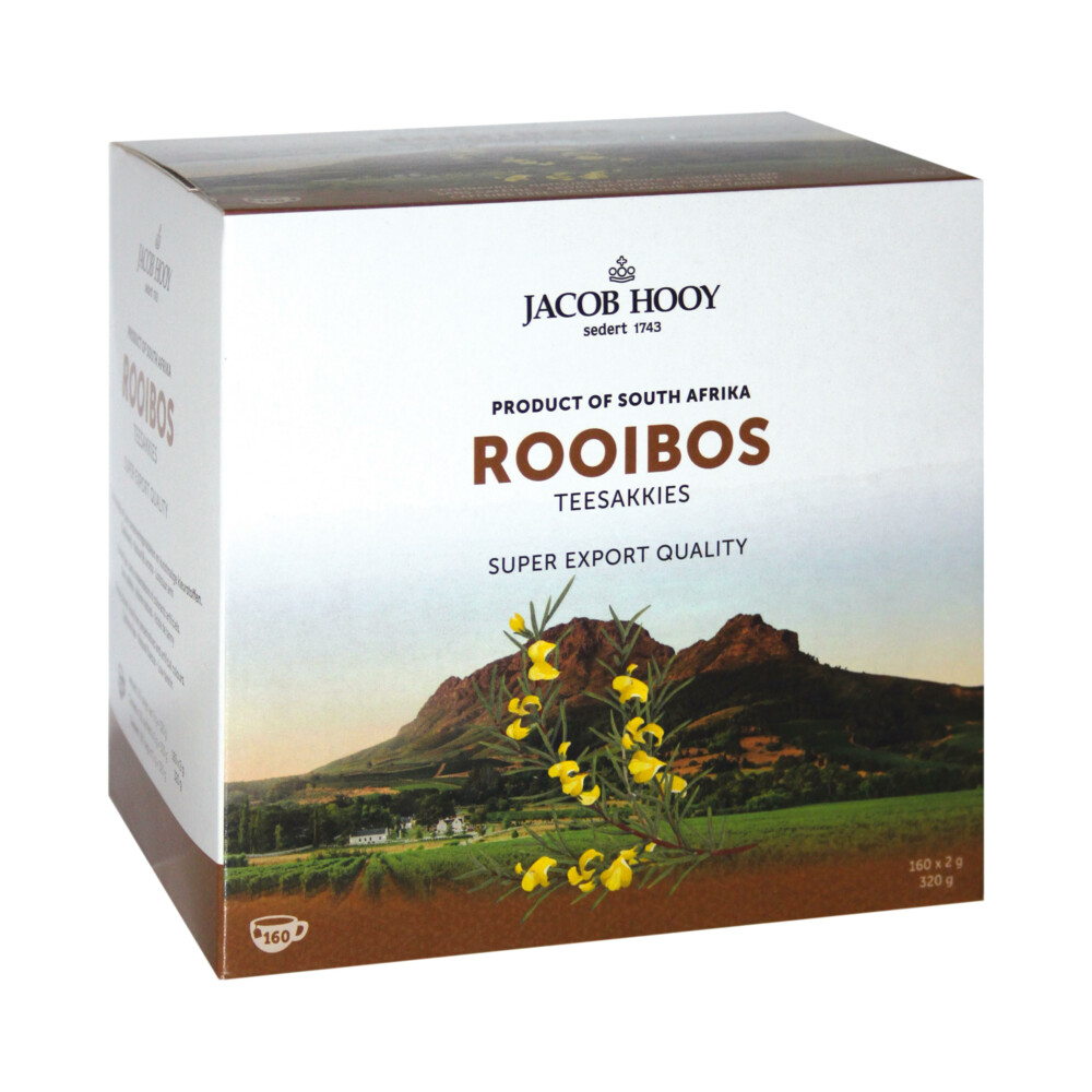 Jacob Hooy Rooibos Theezakjes 160 stuks