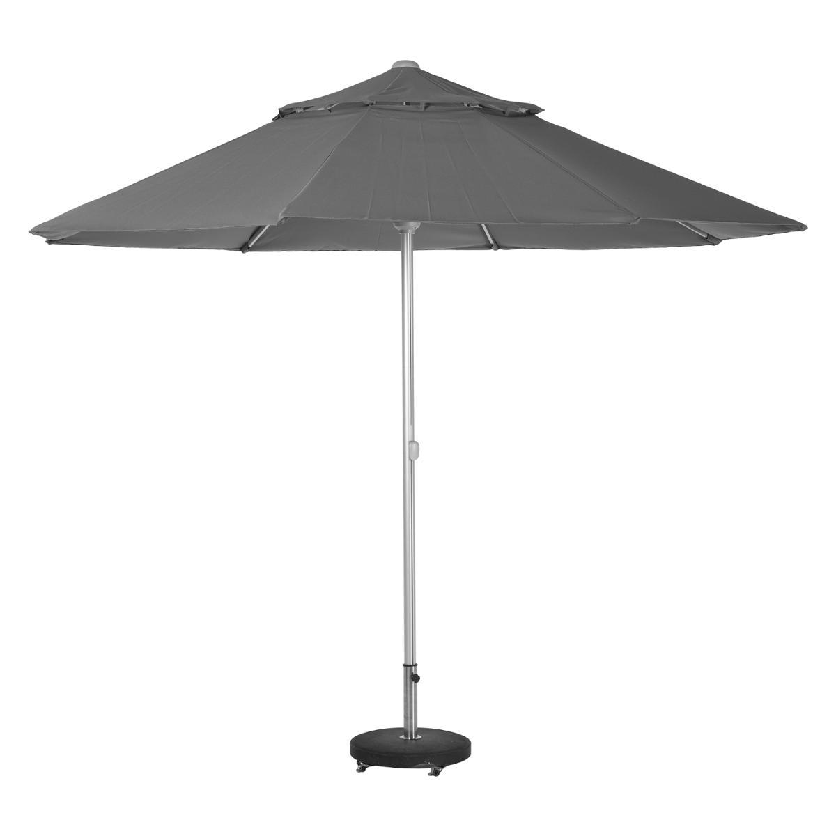 PARASOL EASYO 3.3M TELESCOPIQUE ARDOISE