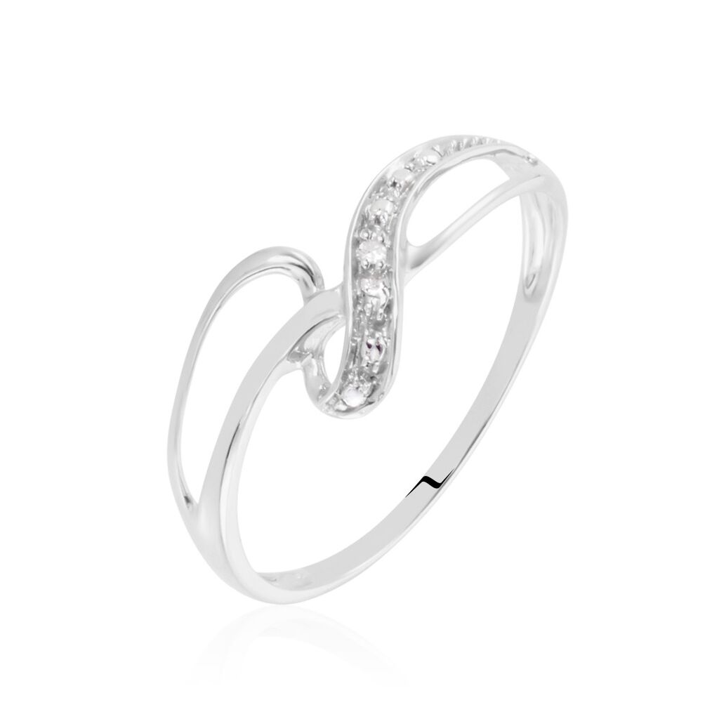 Bague Emma-lise Or Blanc Diamant