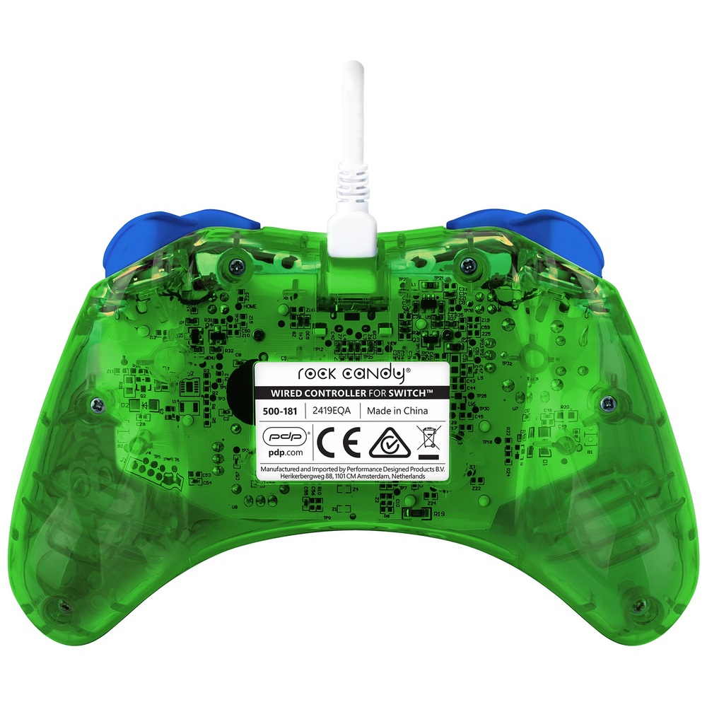 PDP Gaming Nintendo Switch Kabelgebundener Rock Candy Controller - Luigi Lime