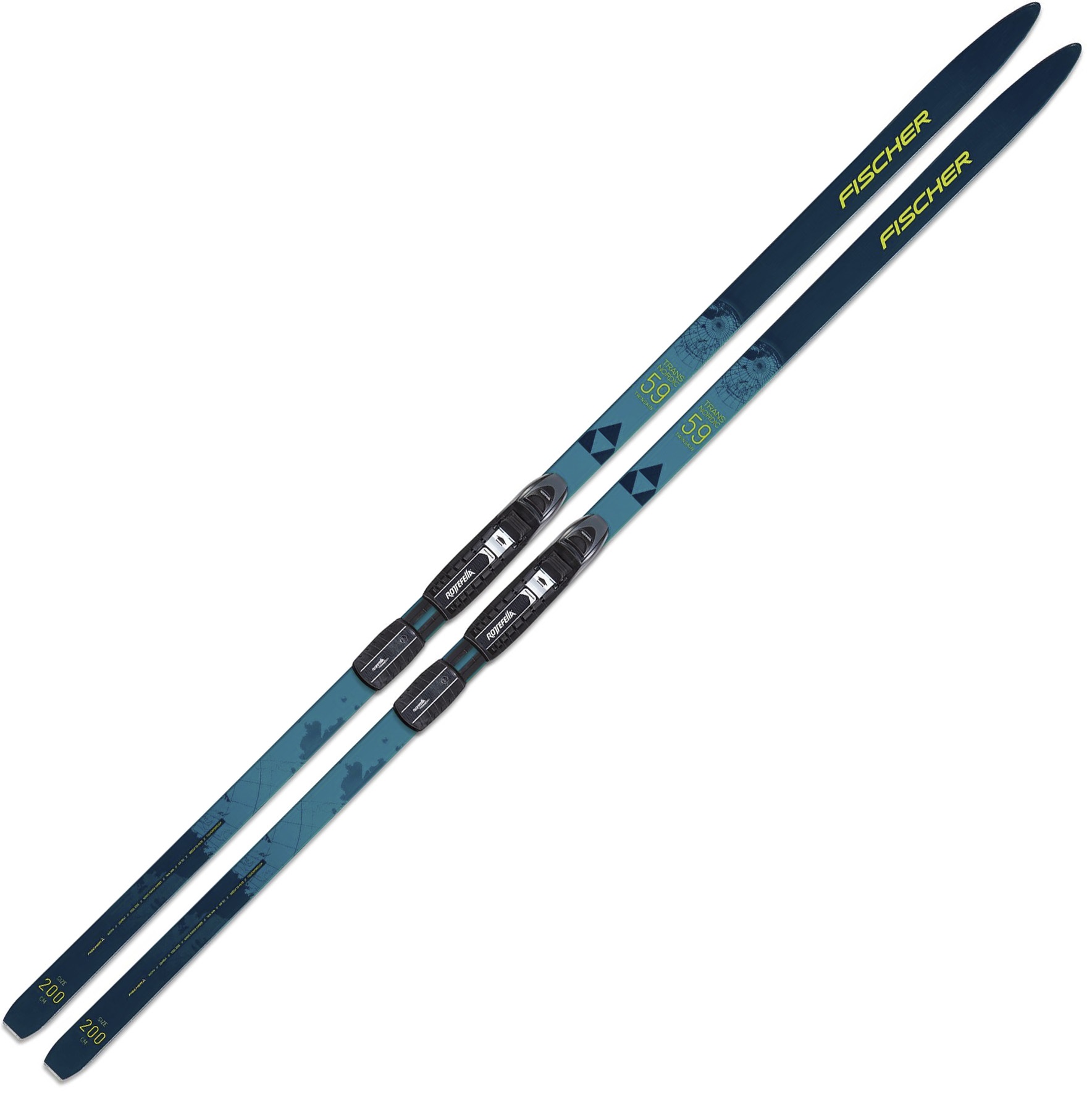Fischer Transnordic 59 Twin Skin Xlite Blue
