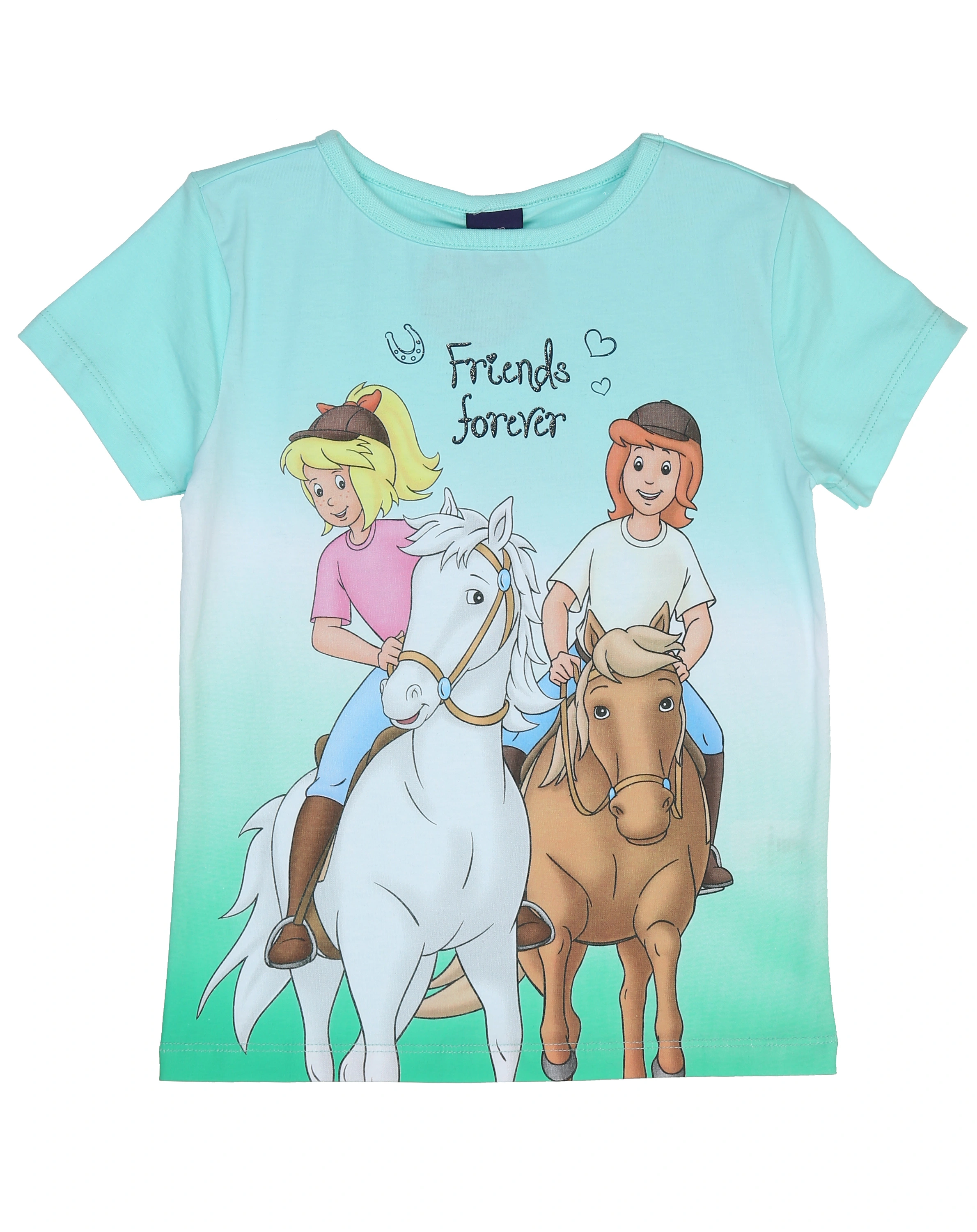 T-Shirt BIBI & TINA - FRIENDS FOREVER in aruba blue