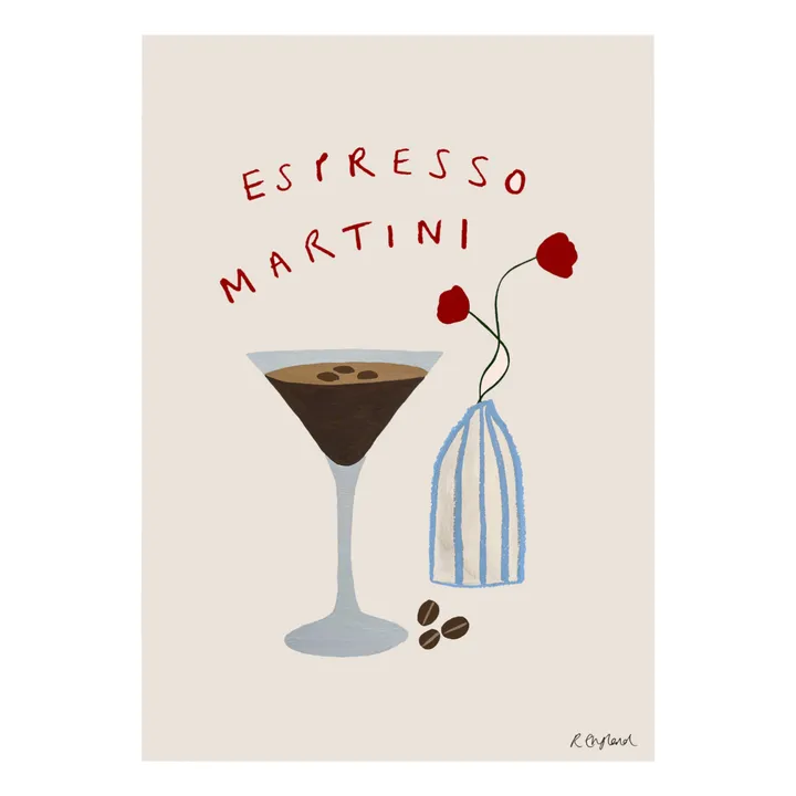 Rose England Affiche Espresso Martini | Rose poudré