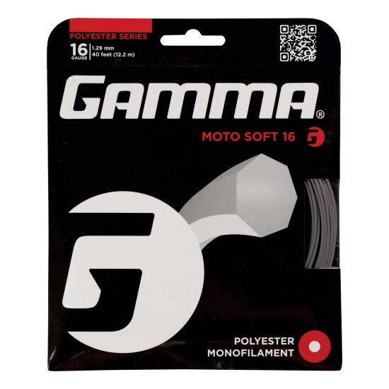 Gamma Moto Soft Charcoal Cordage En Garniture 12,2m - Gris