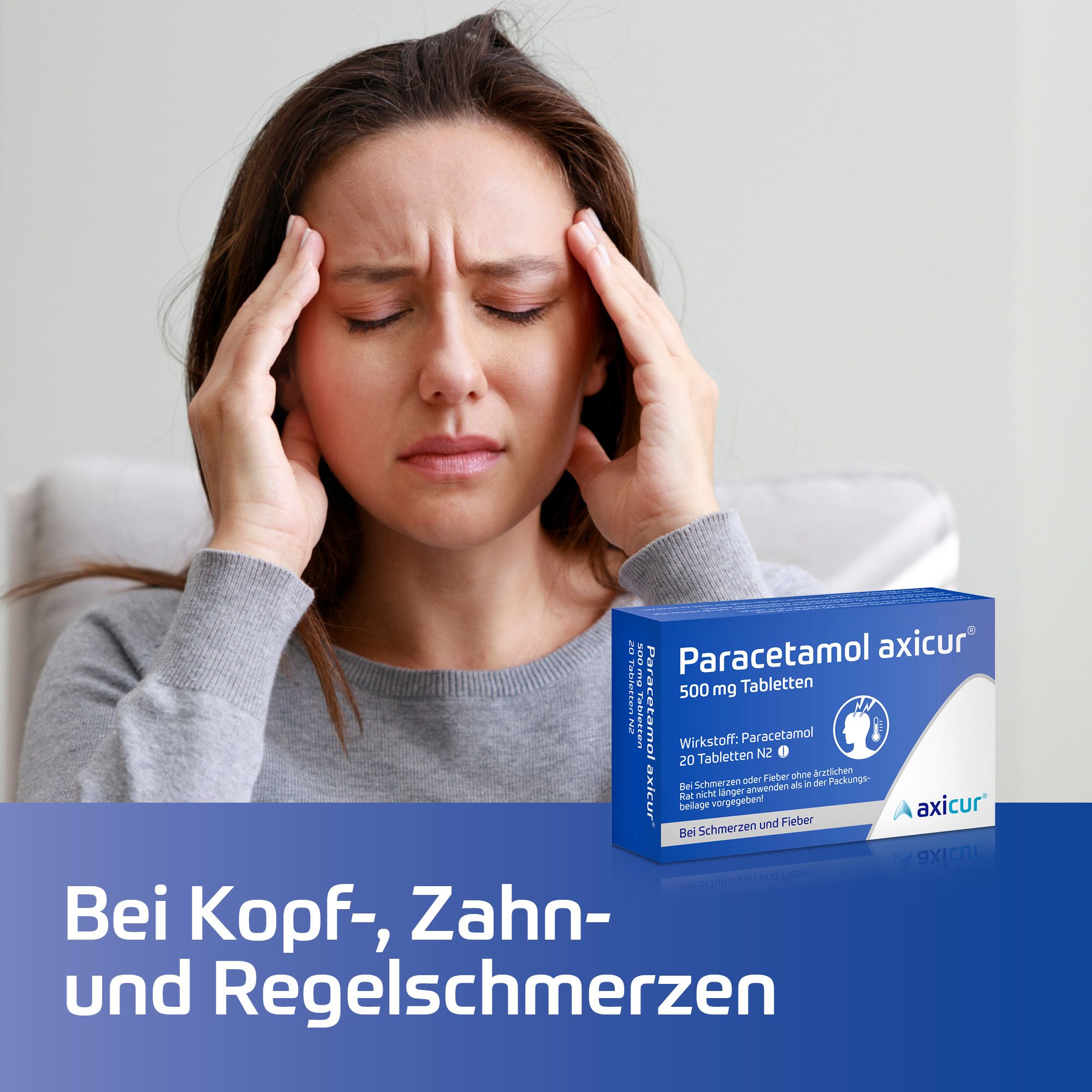Paracetamol axicur® 500 mg Tabletten