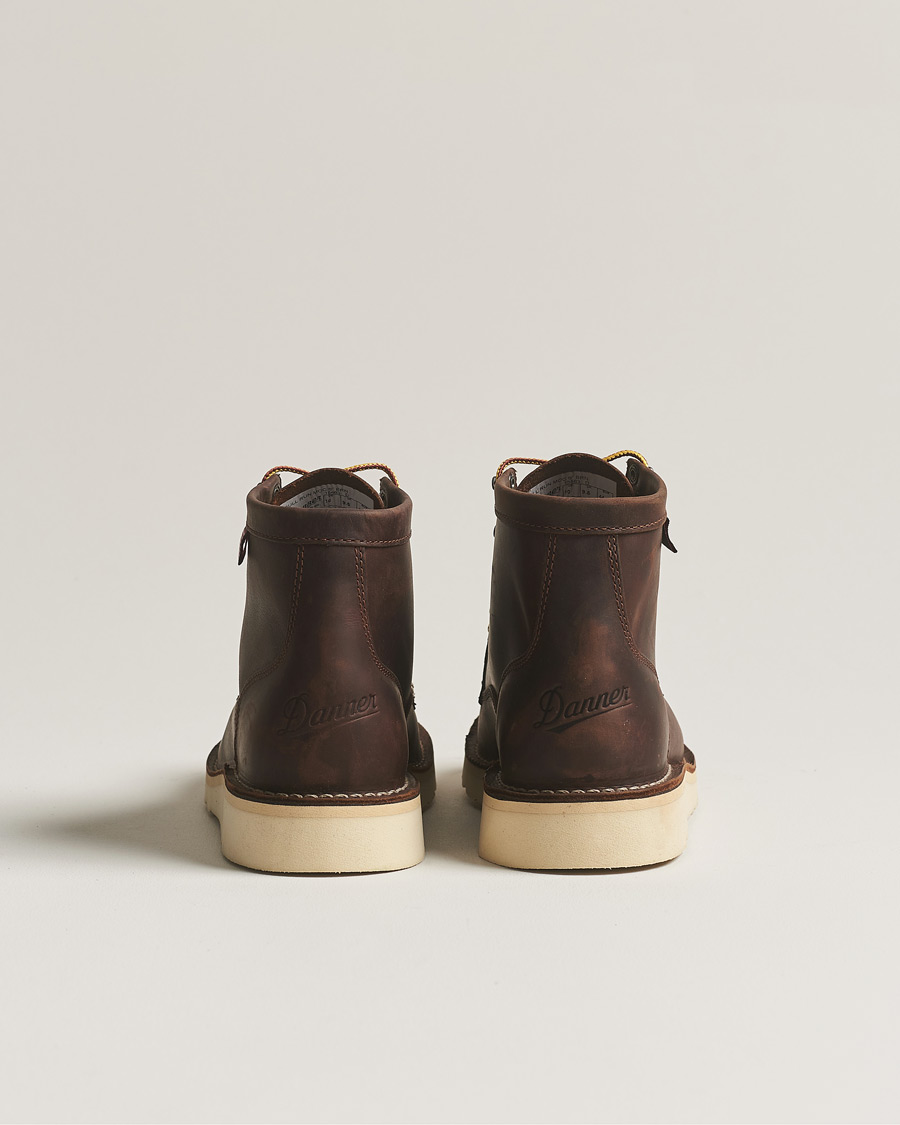 Danner Bull Run Leather Moc Toe Boot Brown
