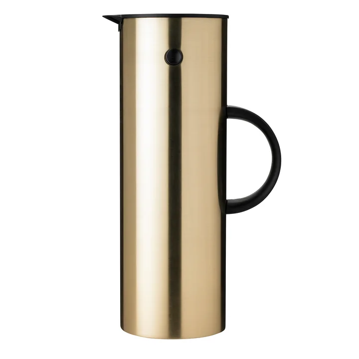 Stelton - Isolierkanne EM 77, 1 l, Messing gebürstet