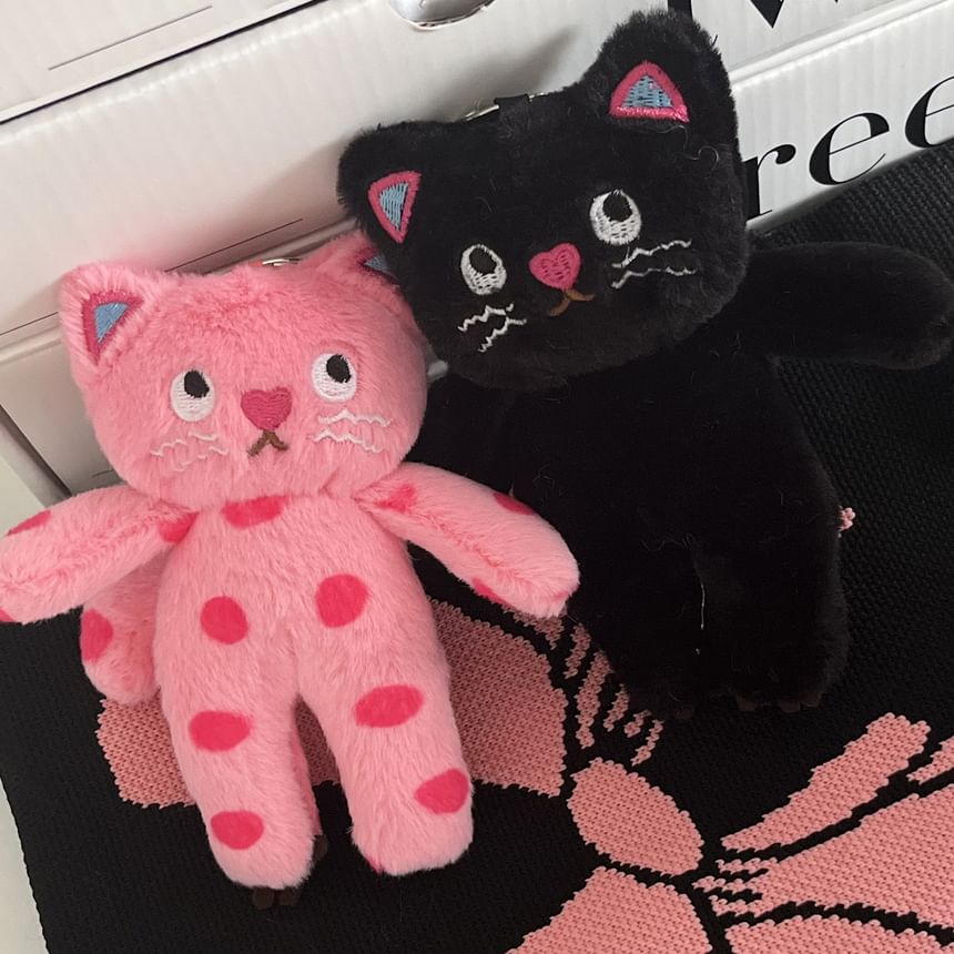 ZenlyHabit - Katten Chenille Tashanger Sleutelhanger