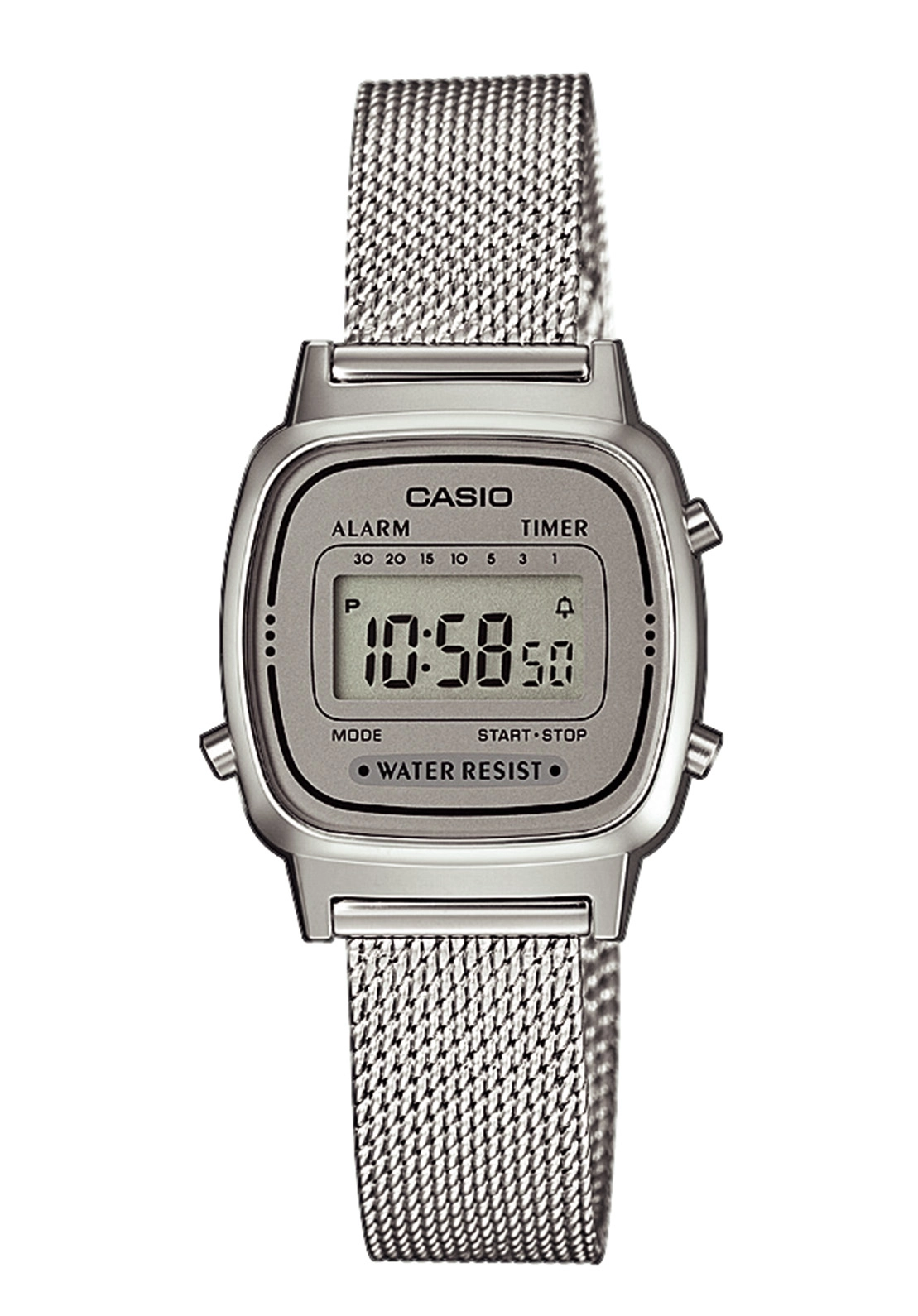 Casio Collection Damenuhr Anthrazit LA670WEM-7EF