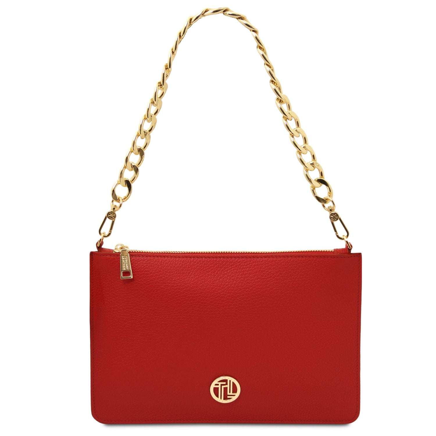 TL142461 – Diva – leren Clutch with chain strap