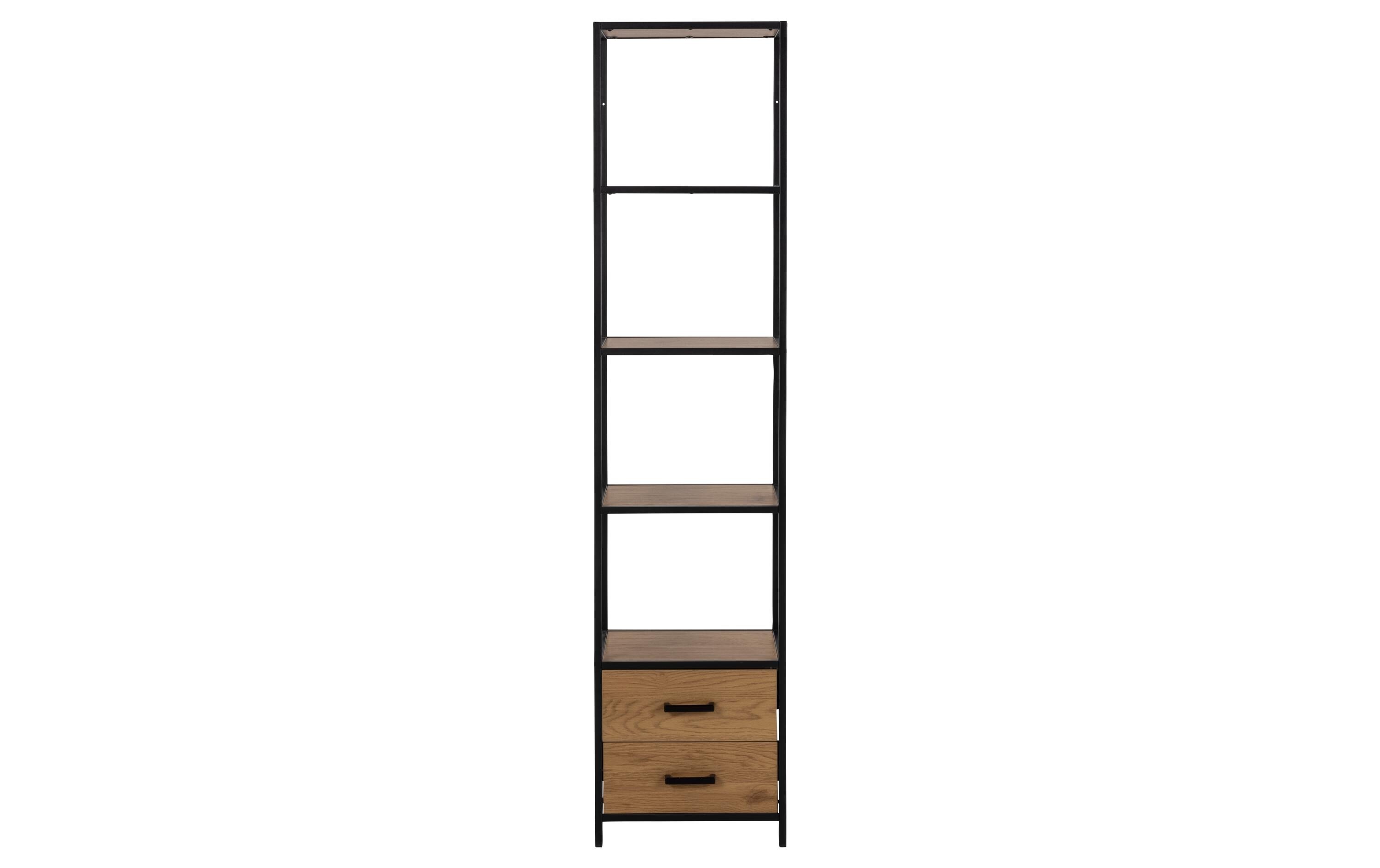 Regal Seaford 42 x 35 x 185 cm, Eiche<br>Bücherregal
