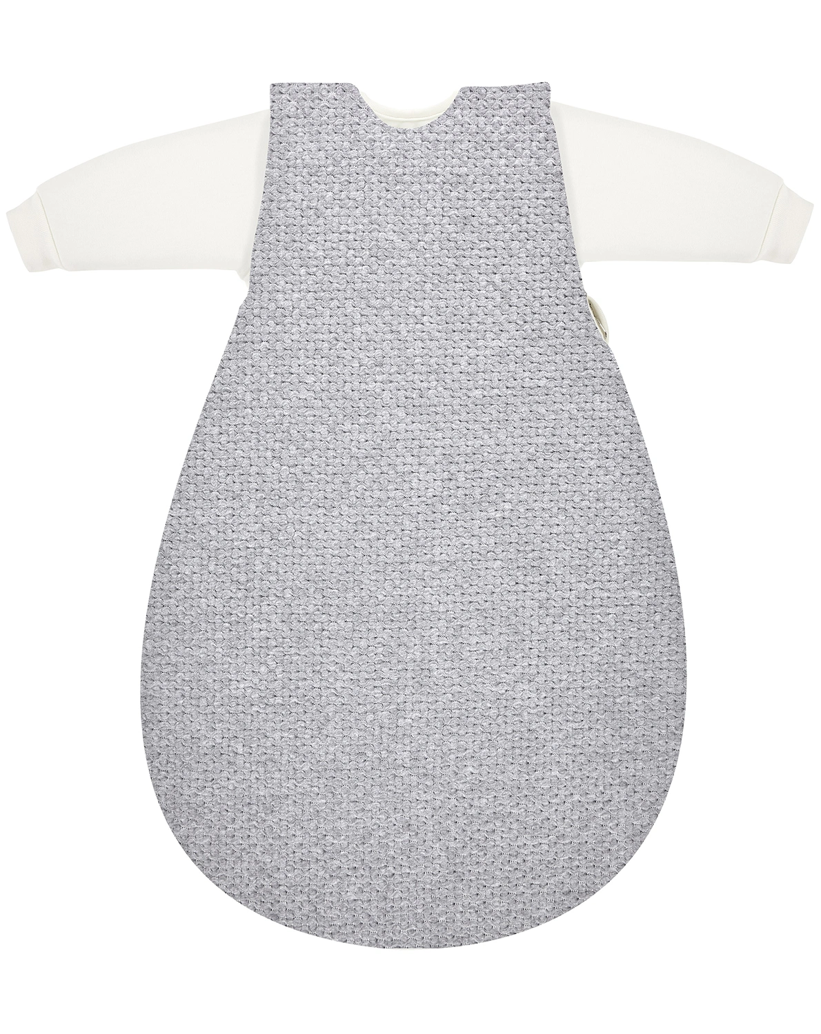 Schlafsack-Set BABY-MÄXCHEN® – PIQUÉ 3-teilig in grau melange