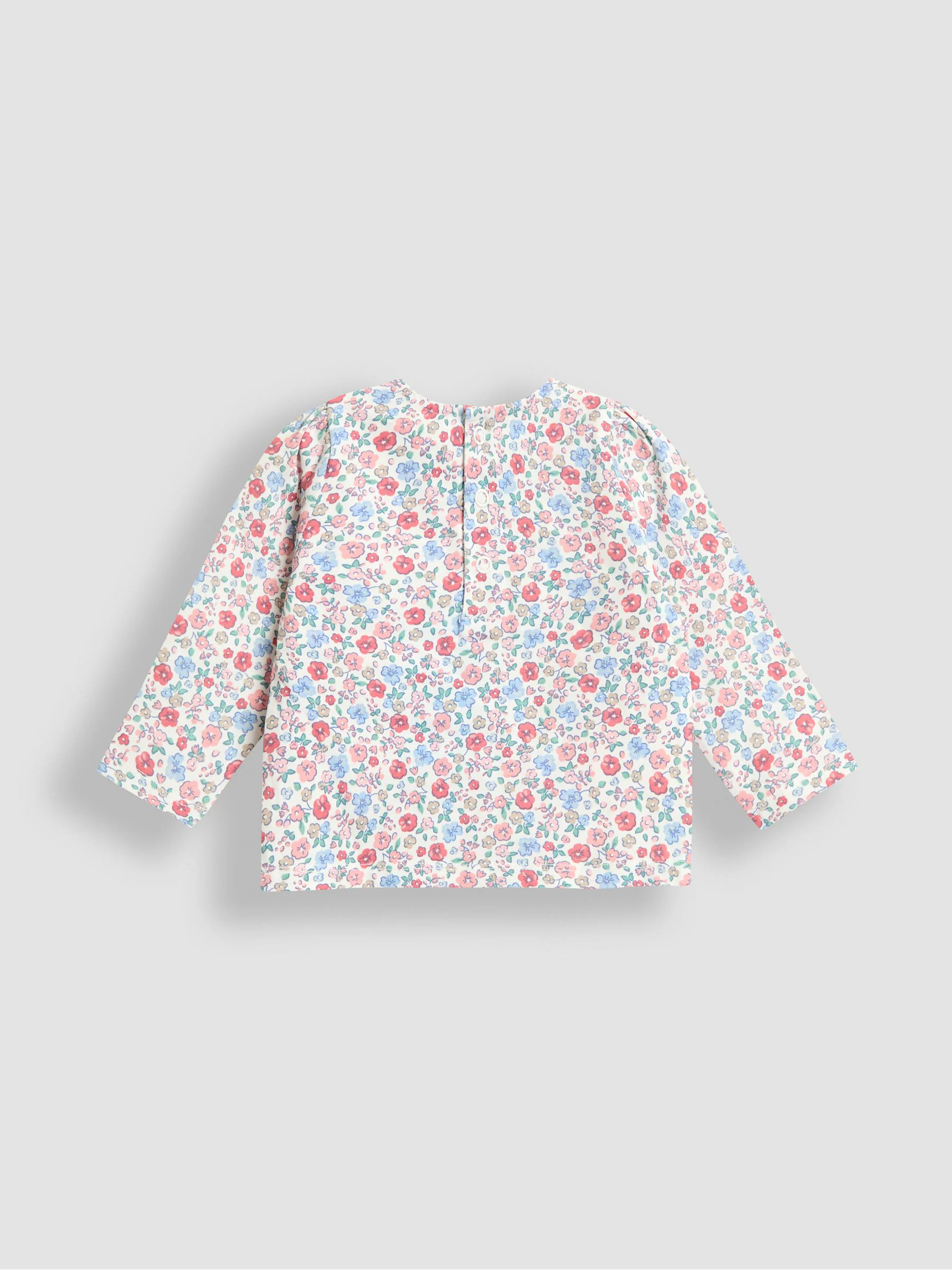 JoJo Maman Bébé Appliqué Velour Dungarees & Top Set