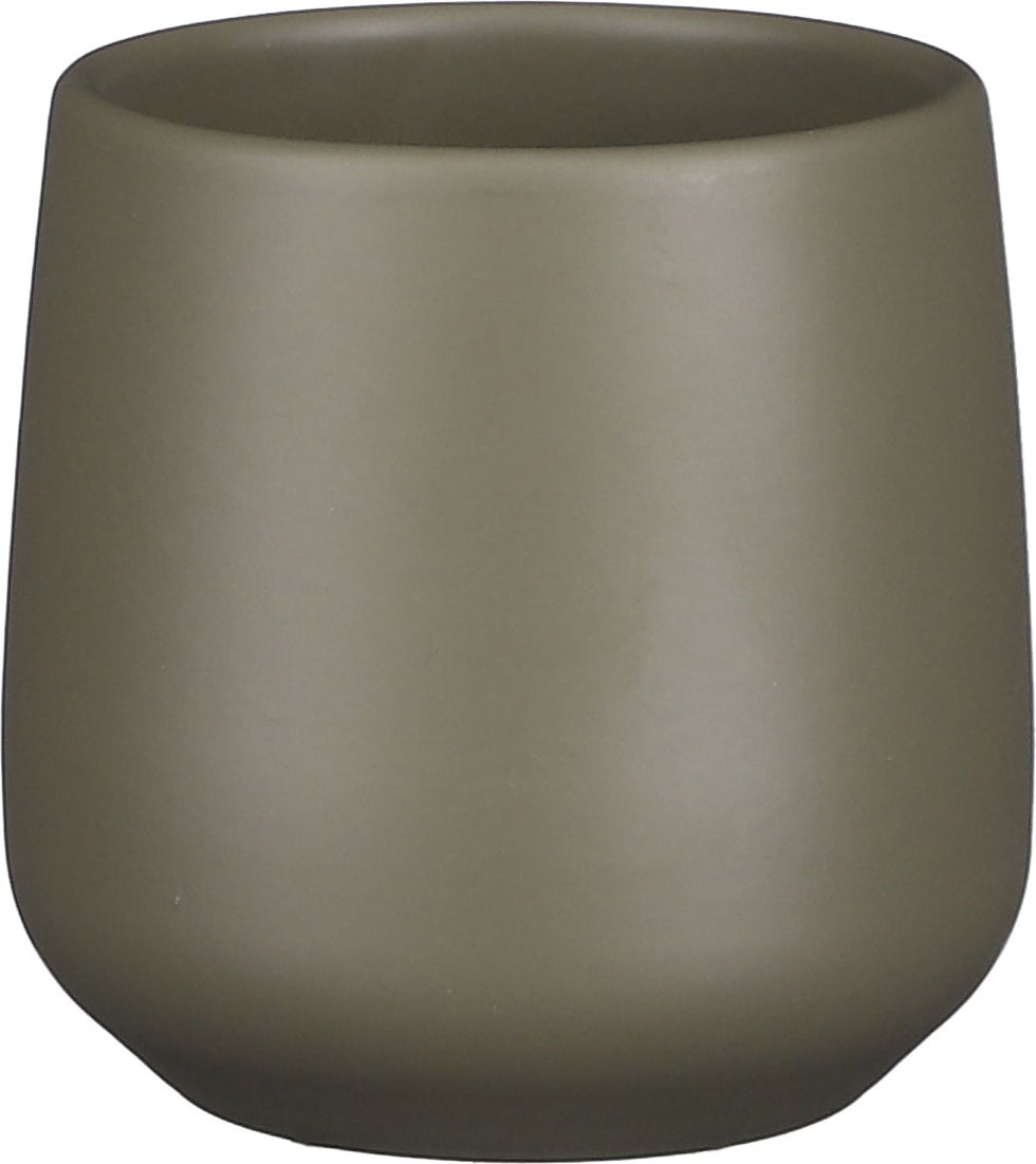 Mica Decorations bloempot Amber groen D 9,5 H 11,5 cm