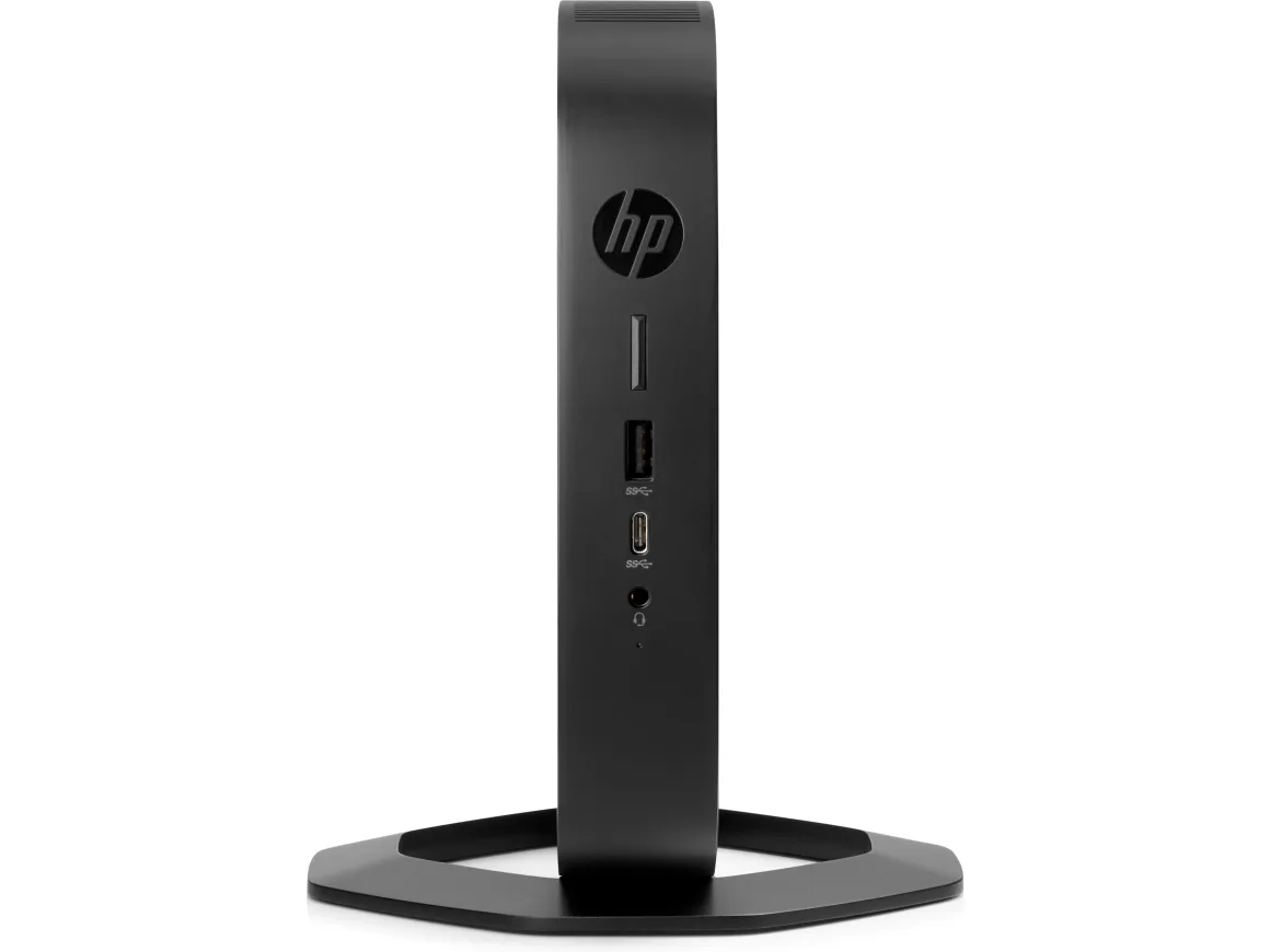HP t540 - Tynd klient - USFF 1 x Ryzen Embedded R1305G / op til 2.8 GHz - RAM 8 GB - flash 32 GB - eMMC - Radeon Vega 3 - Gigabit Ethernet, Bluetooth 5.2, IEEE 802.11ax (Wi-Fi 6) - HP ThinPro - skærm: ingen