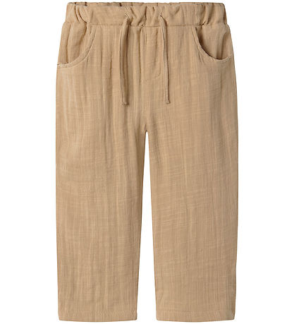 Lil' Atelier Hosen - Musselin - Loose - NmmDawson - Taos Taupe