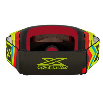 Masque cross EKS LUCID FLO FIRE - RED MIRROR 2023 - Jaune