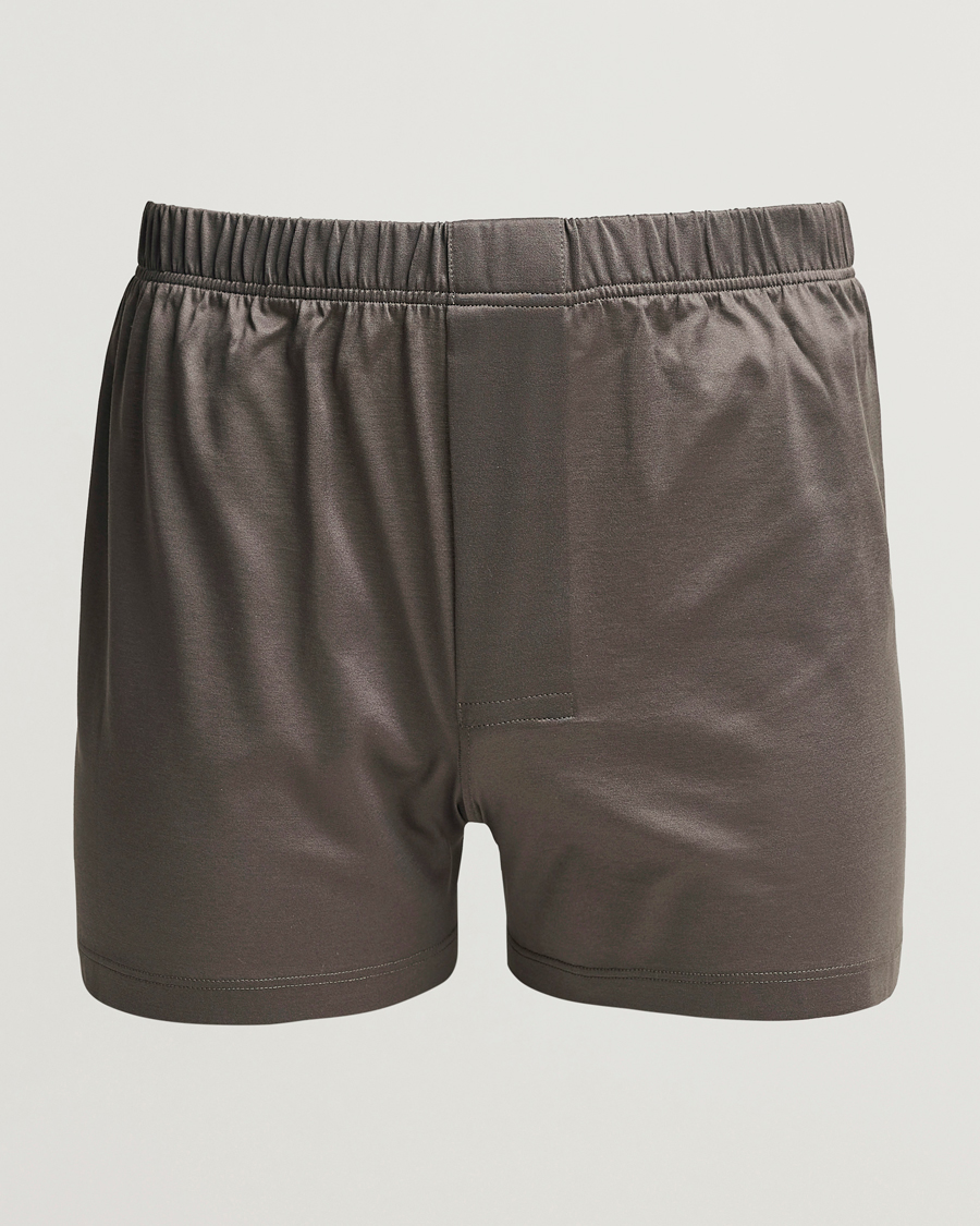 Bresciani Cotton Boxer Brief Grey