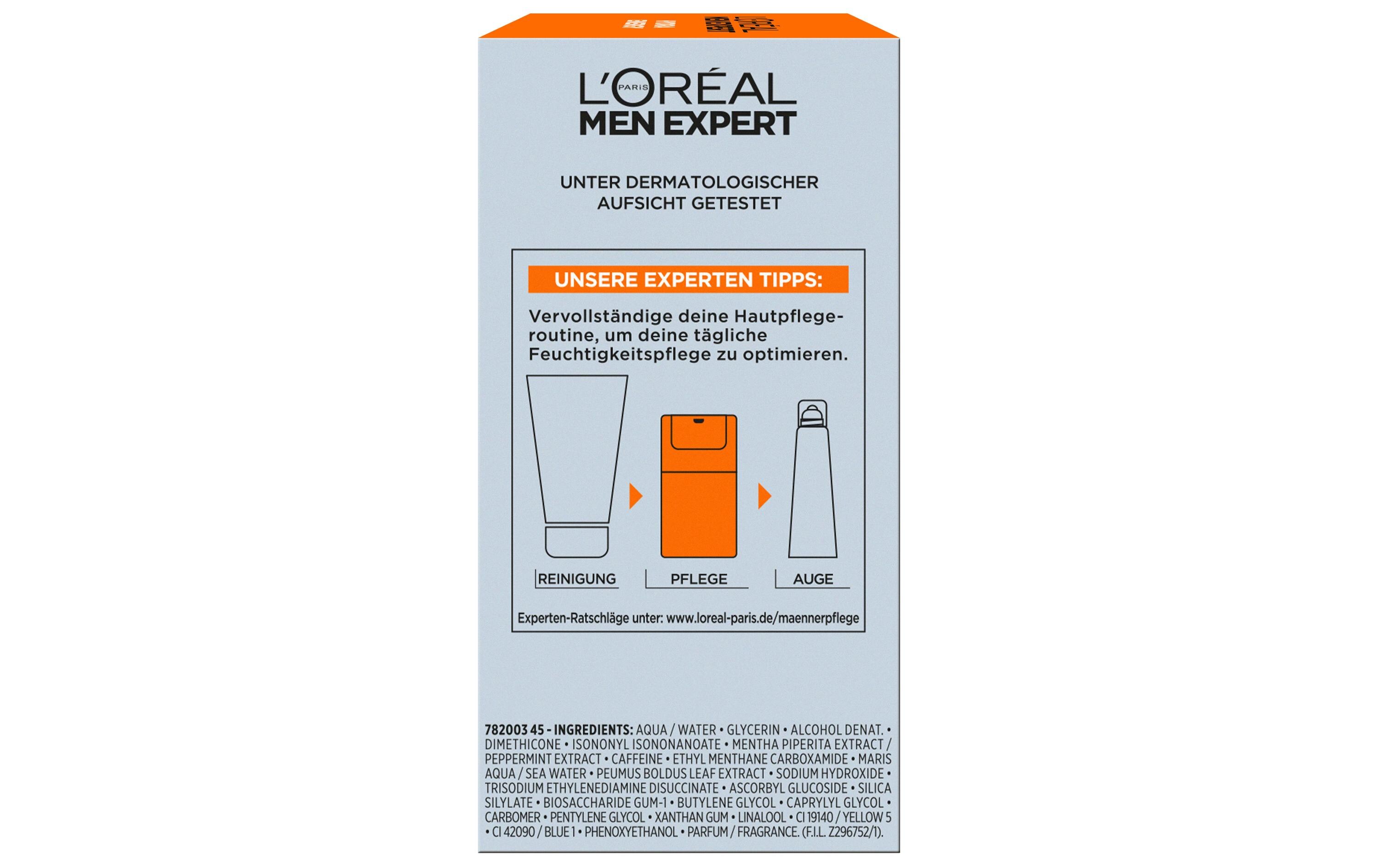 Gesichtspflege Expert Day Cream Hydra Energy 50 mlKühlendes Feuchtigkeitsgel Anti-Glanz belebt die Haut und sorgt für Wohlbefinden