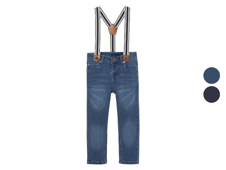 Jongens Jeans Slim Fit met Bretels