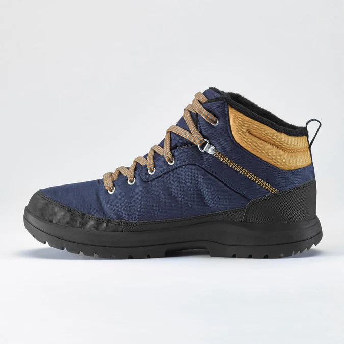 Decathlon Quechua - Botas de caminhada Quechua masculinas, quentes e impermeáveis - SH100 Cano médio