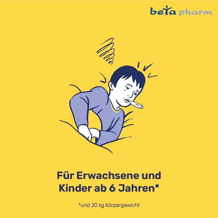 Ibubeta 200 mg Suspension zum Einnehmen im Beutel, 20 St