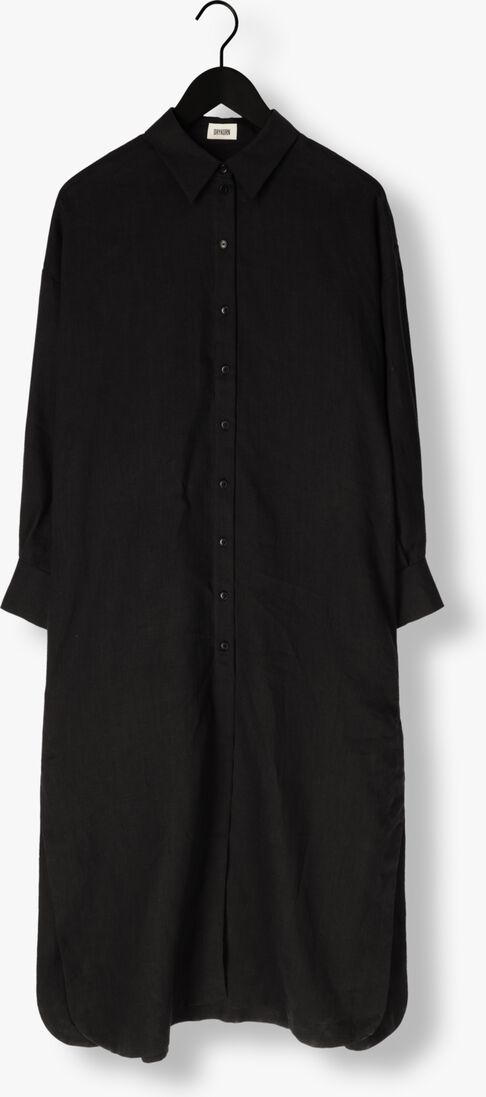 zwarte drykorn maxi jurk dravena